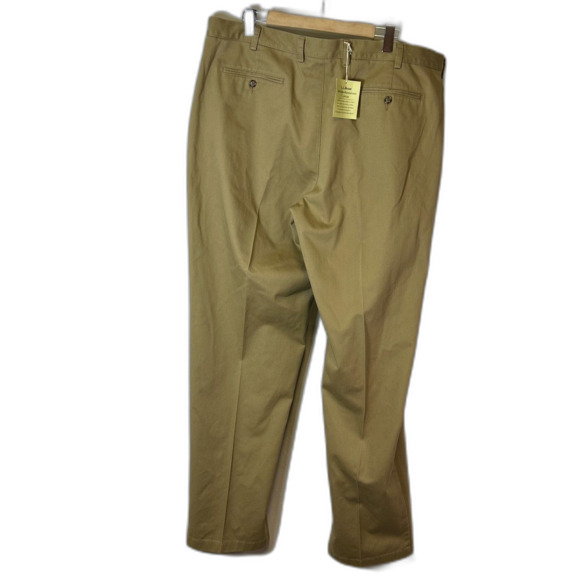 L.L. Bean NWT Flat Front Straight Leg Wrinkle-Resistant Chino Pants Size 44 X 36 - Picture 8 of 14